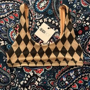 NWT Beach Riot Swim Top